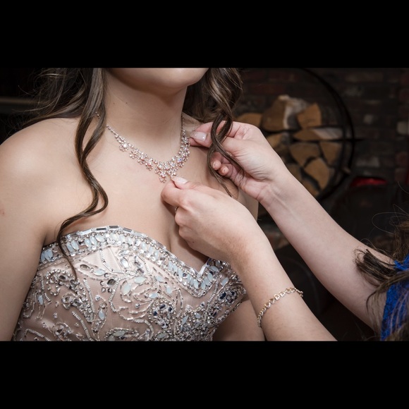 Mori Lee Vizcaya Ruffled Organza Ball Gown - Picture 5 of 8